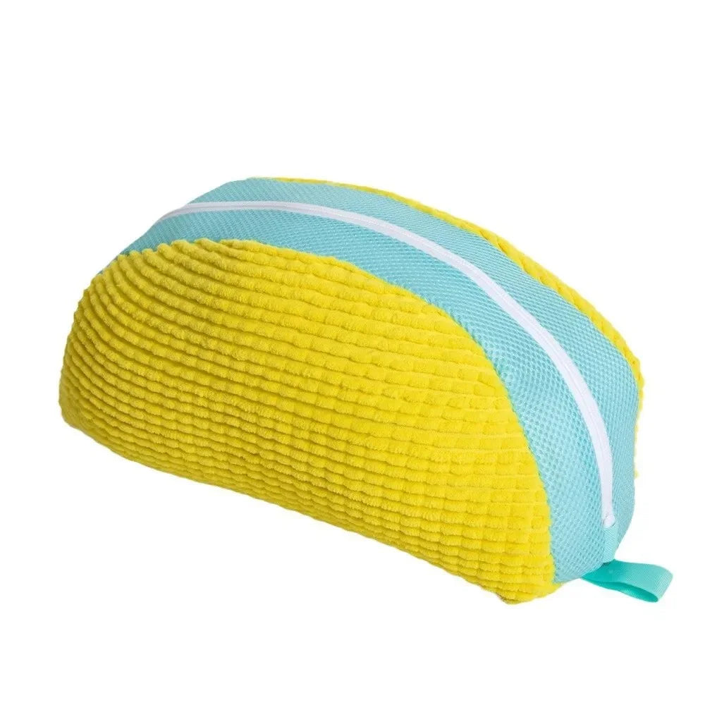 1/2/4PCS Shoe Washing Machine Bag with Liquid Shoe Brush Set Durable Laundry Shoe Bag and Soft Bristle Clean Brush for All Shoes